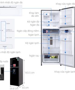 Tủ lạnh Electrolux Inverter 312 lít ETB3440K-H - 24 Tủ lạnh Electrolux Inverter 312 lít ETB3440K-H - 23