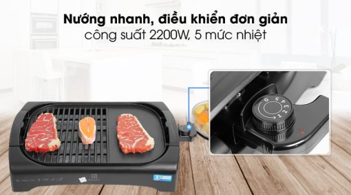 Vỉ nướng điện Electrolux ETTG1-40BK - 7