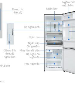 Tủ Lạnh Electrolux Inverter 308 Lít EBB3402K-H - 21