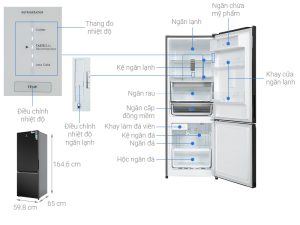 Tủ Lạnh Electrolux Inverter 308 Lít EBB3402K-H - 21