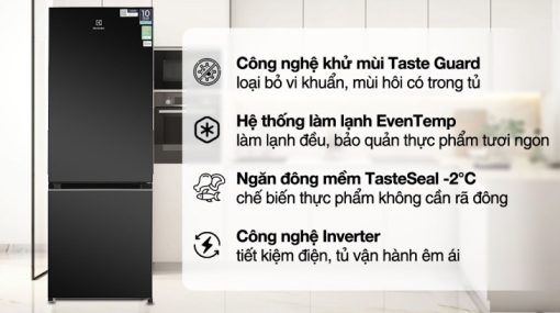 Tủ Lạnh Electrolux Inverter 308 Lít EBB3402K-H - 5