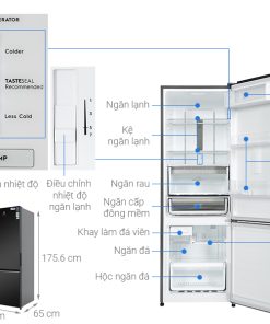 Tủ lạnh Electrolux Inverter 335 lít EBB3702K-H - 19