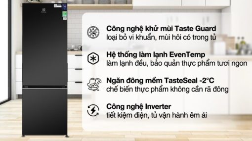 Tủ lạnh Electrolux Inverter 335 lít EBB3702K-H - 5