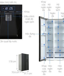 Tủ Lạnh Electrolux Inverter 571 Lít ESE6141A-BVN - 26 Tủ Lạnh Electrolux Inverter 571 Lít ESE6141A-BVN - 25
