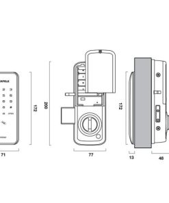 Khóa Điện Tử Hafele Er5000 912.05.318 - 9