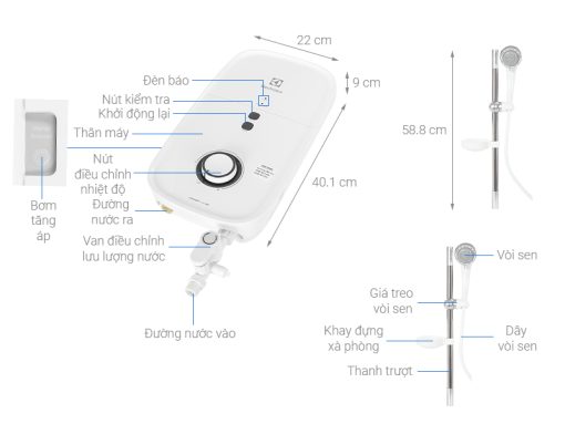 Máy nước nóng Electrolux EWE451KB-DWG2 - 3