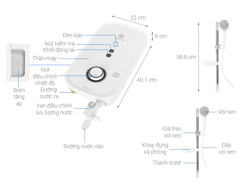 Máy nước nóng Electrolux EWE451KB-DWG2