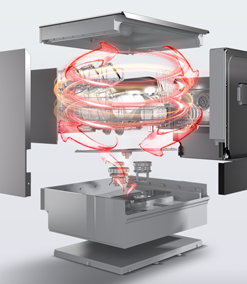 Texgio Dishwasher TG-W60F966 - 15 Bộ Sấy Tăng Cường - 17