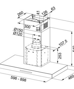 FRANKE | Máy hút mùi treo tường FCR 925 TC BK/XS (110.0361.046) - 13