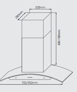 MÁY HÚT MÙI TOA KÍNH FANDI FD-5570/5590 - 9