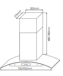 MÁY HÚT MÙI TOA KÍNH FANDI FD-6670/6690 - 10 MÁY HÚT MÙI TOA KÍNH FANDI FD-6670/6690 - 9