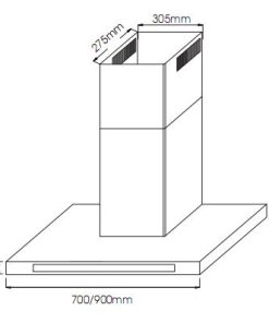 MÁY HÚT MÙI FANDI FD-FL 90A - 10 MÁY HÚT MÙI FANDI FD-FL 90A - 9