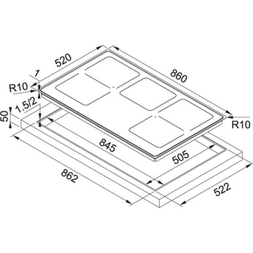 FRANKE | Bếp từ FHFS 865 1I 2FLEX ST CH (108.0373.669) - 7