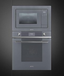 LÒ VI SÓNG KẾT HỢP NƯỚNG SMEG, LINEA, MẶT KÍNH BẠC FMI120S1 536.34.112 - 13