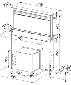 FRANKE | Máy hút mùi FS DW 866 BK (110.0377.354) - 18 FRANKE | Máy hút mùi FS DW 866 BK (110.0377.354) - 17