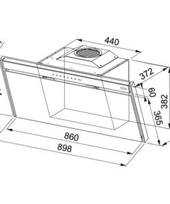 FRANKE | Máy hút mùi FS VT 906 W XS BK (110.0377.358) - 18 FRANKE | Máy hút mùi FS VT 906 W XS BK (110.0377.358) - 17