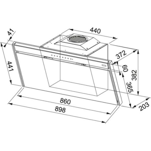 FRANKE | Máy hút mùi FS VT 906 W XS BK (110.0377.358) - 9