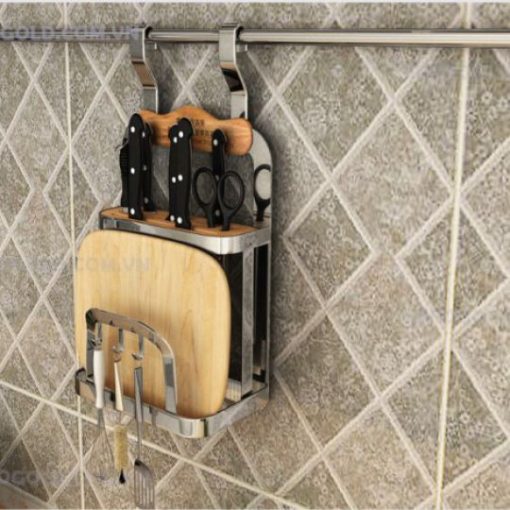 Giá để dao thớt treo ngoài inox 304 EUROGOLD EV228 - 1