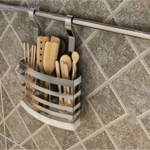 Giá để đũa thìa muôi treo ngoài inox 304 EUROGOLD EV118 - 1