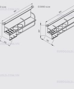 Giá treo đa năng Eurogold E0970 - 9