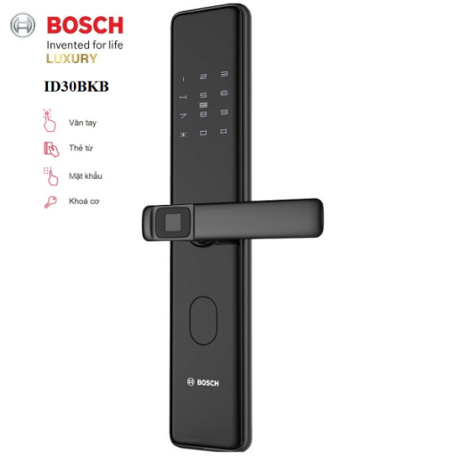 Khóa Cửa Vân Tay BOSCH ID30BKB - 1