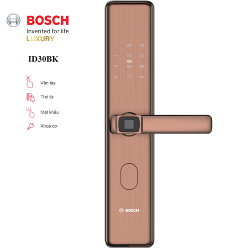 Khóa Cửa Vân Tay BOSCH ID30BK - 1