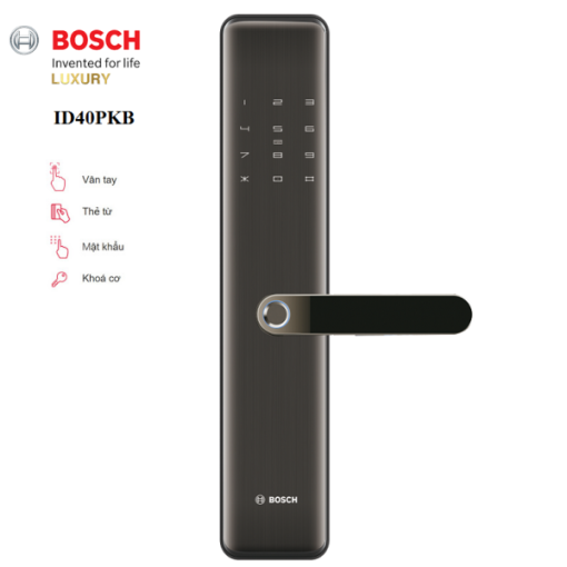 Khóa Cửa Vân Tay BOSCH ID40PKB - 1