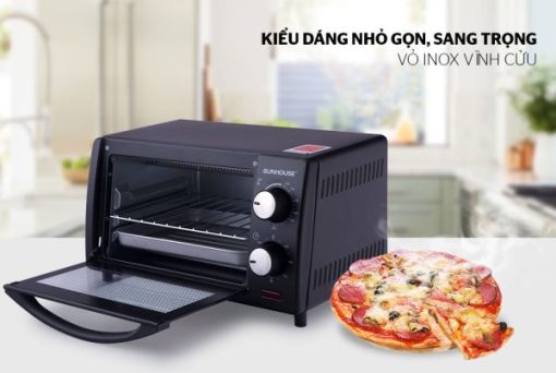 LÒ NƯỚNG ĐIỆN 10 LÍT SUNHOUSE SHD4210 ĐEN - 3