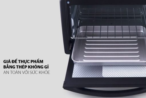 LÒ NƯỚNG ĐIỆN 10 LÍT SUNHOUSE SHD4210 ĐEN - 7