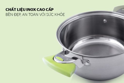 BỘ NỒI INOX 3 ĐÁY SUNHOUSE SH336 - 5