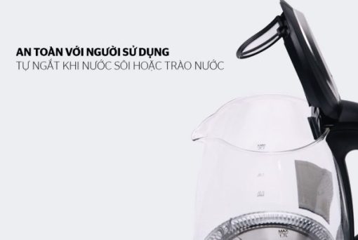 ẤM SIÊU TỐC THỦY TINH 1.7L SUNHOUSE SHD1217 - 11