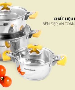 BỘ NỒI INOX 5 ĐÁY SUNHOUSE SH787 - 33