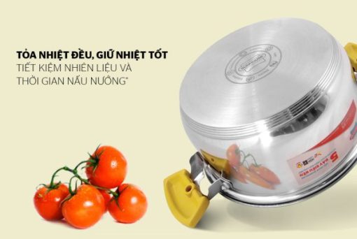 BỘ NỒI INOX 5 ĐÁY SUNHOUSE SH787 - 19