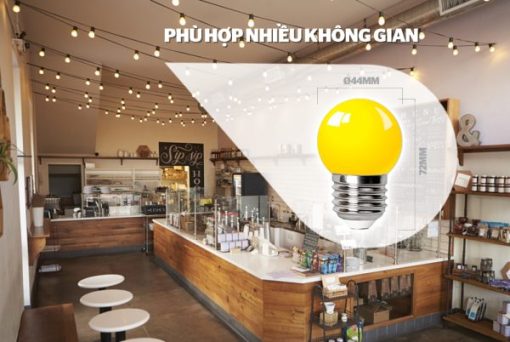 Đèn LED trang trí Happylight HPL-01, màu vàng - 3
