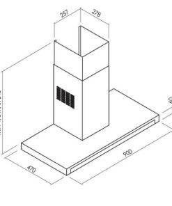 MÁY HÚT MÙI ÁP TƯỜNG DUDOFF INFINITY - 9