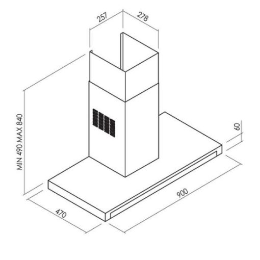 MÁY HÚT MÙI ÁP TƯỜNG DUDOFF INFINITY - 5