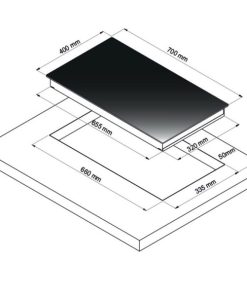 Bếp từ âm Dudoff 2 vùng nấu Ivy F2B - 9