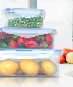 Bộ 3 hộp bảo quản thực phẩm ngăn mát BioZone Space Saving KB-CO3P02 - 14 Bộ 3 hộp bảo quản thực phẩm ngăn mát BioZone Space Saving KB-CO3P02 - 13