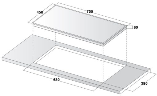 Bếp gas âm Canzy CZ 268