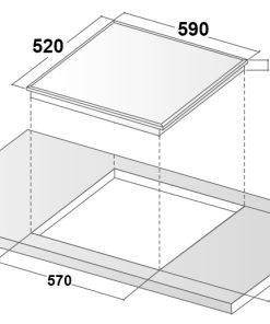 Bếp Từ Canzy CZ TL67HA - 12 Bếp từ 3 lò CANZY CZ TL67HA