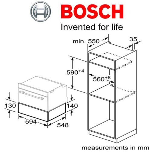 KHAY GIỮ ẤM BOSCH BIC630NS1B - 5