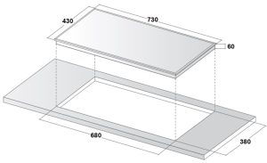 Bếp gas âm Canzy CZ 118