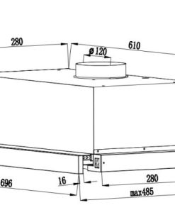 MÁY HÚT MÙI ÂM TỦ FANDI FD - 6029/7029 - 9