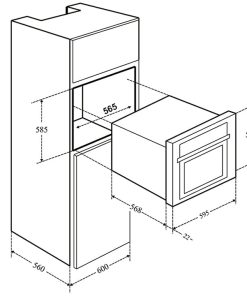LÒ NƯỚNG ÂM TỦ CANZY CZ-06DL - 24 LÒ NƯỚNG ÂM TỦ CANZY CZ-06DL