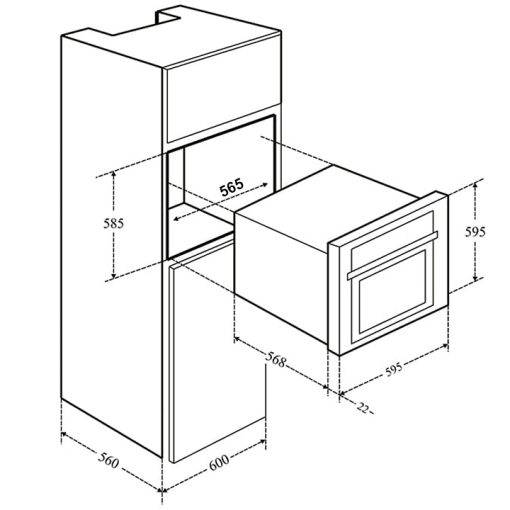 LÒ NƯỚNG ÂM TỦ CANZY CZ-09DL