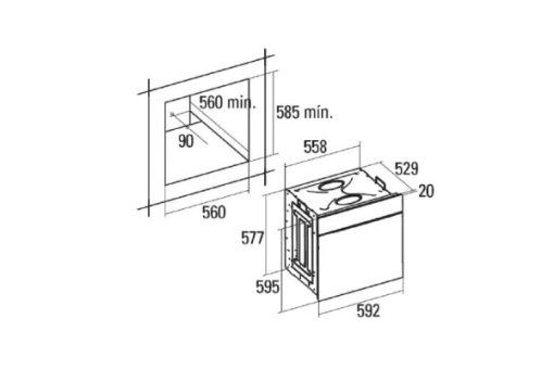 Lò nướng Cata CDP 790 PYRO - 3