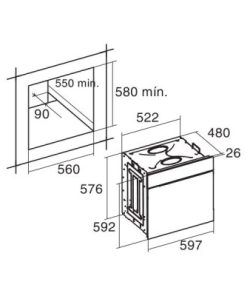 Lò Nướng Cata ME 605 TC/A - 5