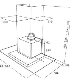 Máy Hút Mùi Áp Tường Teka DG 980 40485352 - 5