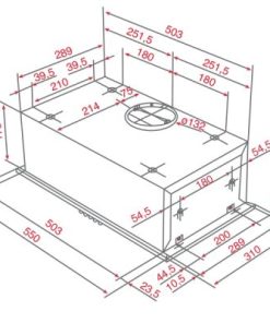 Máy Hút Mùi Âm tủ Teka GHF 55 |40446700 nhập khẩu BỒ ĐÀO NHA - 19