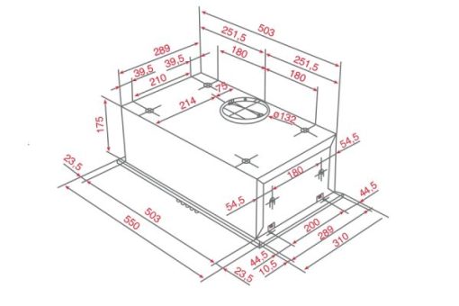 Máy Hút Mùi Âm tủ Teka GHF 55 |40446700 nhập khẩu BỒ ĐÀO NHA - 3